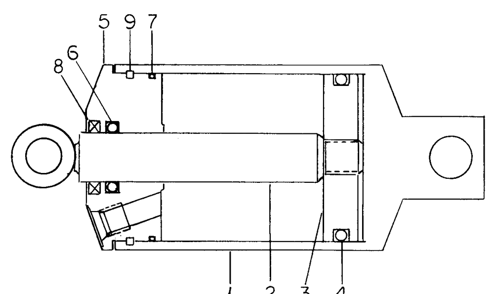 Hydraulic Lift Cylinder Diagram and Parts List for 1914 145986100-145986399-146986100-146986399 Cub Cadet Lawn Tractor